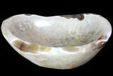 Polished Quartz and Agate Bowl - Madagascar #117380-2